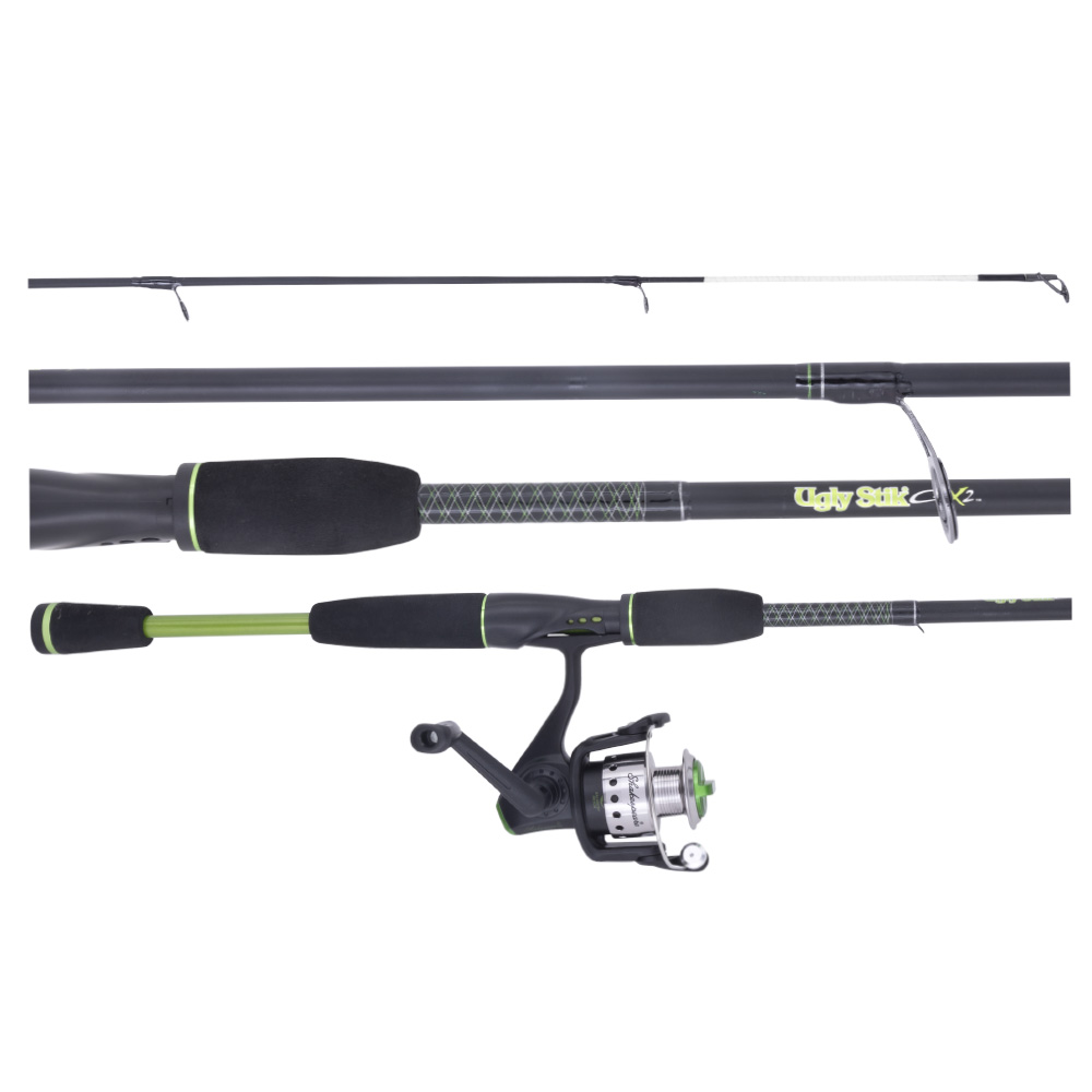 Ugly Stik® GX2™ Youth Spinning combo is the perfect choice for youth anglers